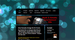 Desktop Screenshot of karaoke-entertainment.de